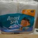 Angel Soft Toilet Paper with Fresh Linen Scented Tube, 48 Mega Rolls = 192 Regular Rolls, Soft and Strong Toilet Tissue
