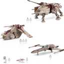 Star Wars Micro Galaxy Squadron Republic Attack Force Bundle Set - Deluxe Battle Pack with Five Vehicles Nine 1-Inch Micro Figure Accessories