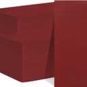 KMAKII Disposable Napkins Burgundy Dinner Napkins Cloth Like Paper Napkins Linen-Feel Guest Towels Paper Hand Towels Hand Napkins For Bathroom,Weddings, Parties,Dinners Size 12 X 17 Inches,100 Count