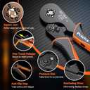 Preciva Ferrule Crimping Tool Kit - AWG 28-5 Self-Adjusting Ratchet Crimper with 1010Pcs Single & 265Pcs Twin Ferrules | Wire Terminal Connectors Kit