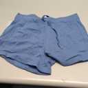ODODOS Women's Sweat Shorts with Pockets Cotton French Terry Drawstring Summer Workout Casual Lounge Shorts (Medium, Steel Blue)