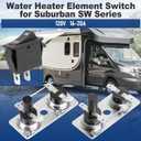 232306 232282 RV Water Heater Thermostat Limit Switch Kit Compatible with Suburban SW Series,12V & 120V T-Stat/Limit for Suburban SW Water Heater