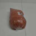 LIFEREVO Fluffy Faux Rabbit Fur Bean Bag Cover (No Filler), Cozy Fuzzy Stuffed Animal Storage Bubble Large Bean Bag Chair for Plush Toys, Shaggy Furry Beanbag Cover Kids Girls Adults 3ft, Burnt Orange (Large(38"x38"x40"))