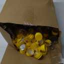 48 Pcs 12 oz Plastic Honey Bottles Clear Jars Honey Dispenser with Lids Caps Containers Leak Resistant Empty Refillable Squeeze Bottle for Maple Syrup, Storing and Dispensing