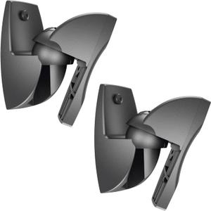 Vogel's VLB 500 Universal Speaker Wall Mount Set Swivels up to 180 (Left/Right) Can be Tilted up to 20 Pre-Assembled Max. 11 lbs (5 kg) Black 2 mounts