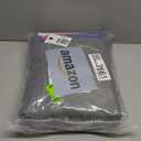 MAGZO Magnetic Thermal Insulated Door Curtain with Perspective Window, Fits 32" x 80" Door, 5 Layers Oxford&Cotton Cover Blanket Insulation Kit for Winter/Doorway/Attic Doors, Keep Cold Air Out, Grey (Gray)