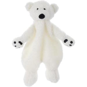 Apricot Lamb Arctic Stuffed Animals Security Blanket White Polar Bear Infant Nursery Character Blanket Luxury Snuggler Plush 10 Inches