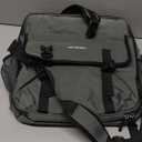 JIATEMET 3 Ring Zipper Binder Bag for 700+ Sheets Capacity Detachable Backpack Straps & Shoulder 14 Inch Laptop for School and Office(Green)