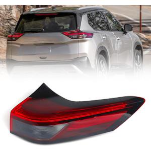 Huray Right LED Outer Tail Light Fit for Nissan Rogue 2021-2024, RH Taillight Tail lamp Rear Brake Lamp Assembly OE Style Replacement for NI2805122 265506RR0A Passenger Side