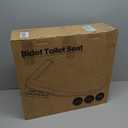 Higet Heated Bidet Toilet Seat, Electric, Elongated, Side Control Panel
