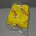 24 PCS Softball Gift Bags Sports Party Favor with Handles Reusable Softball Goodie Snack Favor Bag Non Woven Party Favor Bags for Sports Birthday Supplies