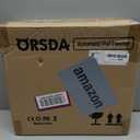 ORSDA Automatic Cat Feeder Wet Food/Dry Food, 5 Meal Timed Pet Feeder with Timer Programmable & Voice Recorder, Dual Power Supply Auto Feeder for Cats/Small Dogs