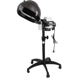 Professional Standing Hooded Hair Steamer for deep Scalp Conditioning,Adjustable time and Temperature Settings with Dry-Run Protection,Salon Station spa Equipment,Suitable for Home and Barbershop use