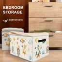 Nogrit Outer Space Storage Bins Box, Toybox for Boys, Space Astronaut Rocket Planets Foldable Baskets Organizer Container with Handles for Kids Boys Bedroom Bathroom Clothes Toys Books