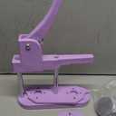 Button Maker Machine, Square & Round Button Badge Press Kit- 50pcs Square Magnet Button(2'' x 2'') + 50pcs Circle Pinback Button(58mm), Button Press Making Kit for Parties, Events, Business, School