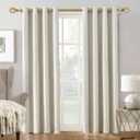 2 Pack Boho Wood Curtain Rods for Windows 48 to 84 Inch,1" Adjustable Window Curtain Rod with Imitation Wooden Grain Finials, Decorative Farmhouse Rustic Drapery Rods, 36-88'', Weathered Wood