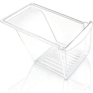 Upgraded 240337103 Refrigerator Crisper Drawer Replacement Compatible with Frigidaire Kenmore Refrigerator, Frigidaire Drawer Replacement for 240337102 240337105 240337107 240337108 240337109 (Clear)