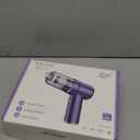 KMM Handheld Car Vacuum Cleaner, 11000PA Vacuum Cleaner & Air Duster, 120W High Power Vacuum Portable Cordless, Hand Held Vacuum Rechargeable with Multi-Nozzles & LED Light for Home, Car, Office (Purple)