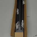 4 Pack String Light Poles,Hanging Light Poles for Outdoor String Lights, Metal Suspension String Light Poles with Carabiner,Hanging Light Poles for Deck Fence Garden Backyard Wall Bistro