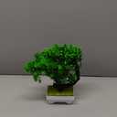 YOERM Fake Plants Small Artificial Bonsai Tree for Home Decor Living Room Bathroom Bookshelf Entryway Table Wall Shelf Modern Farmhouse Decor, 8.5" Tall, Green