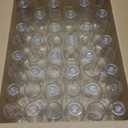 JOLLY CHEF 48 Pack Plastic Champagne Flutes, 9 oz Gold Stemless Champagne Flutes, Plastic Champagne Glasses, Shatterproof Recyclable Mimosa Glasses for Party, Wedding, Thanksgiving, Birthday