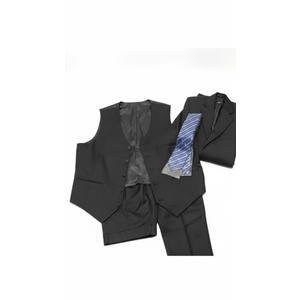 Men's Three Pieces Groom Suit Shawl Lapel Jacket Single Breasted Vest Pants for Prom Business Size Unknown