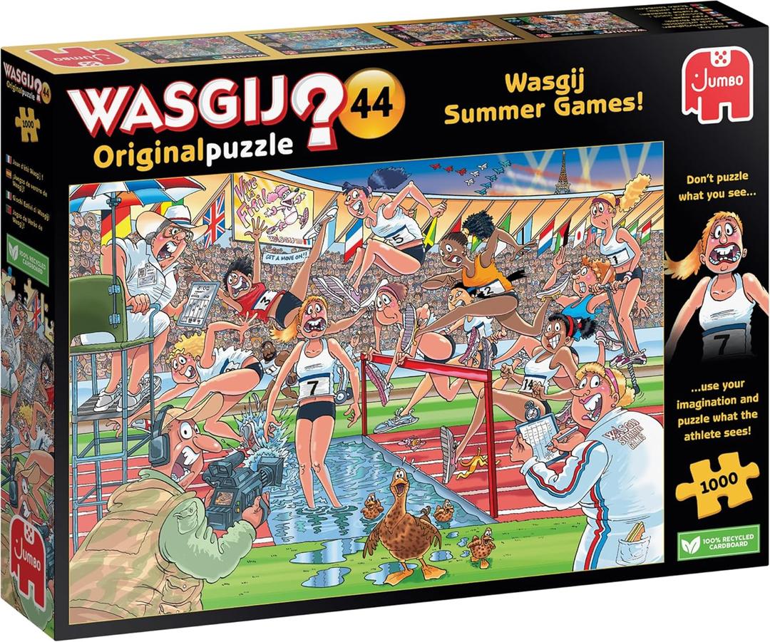 Jumbo Spiele GmbH JUM00333 Wasgij Original 44: Summer Games (1000 Pieces), 1110100333