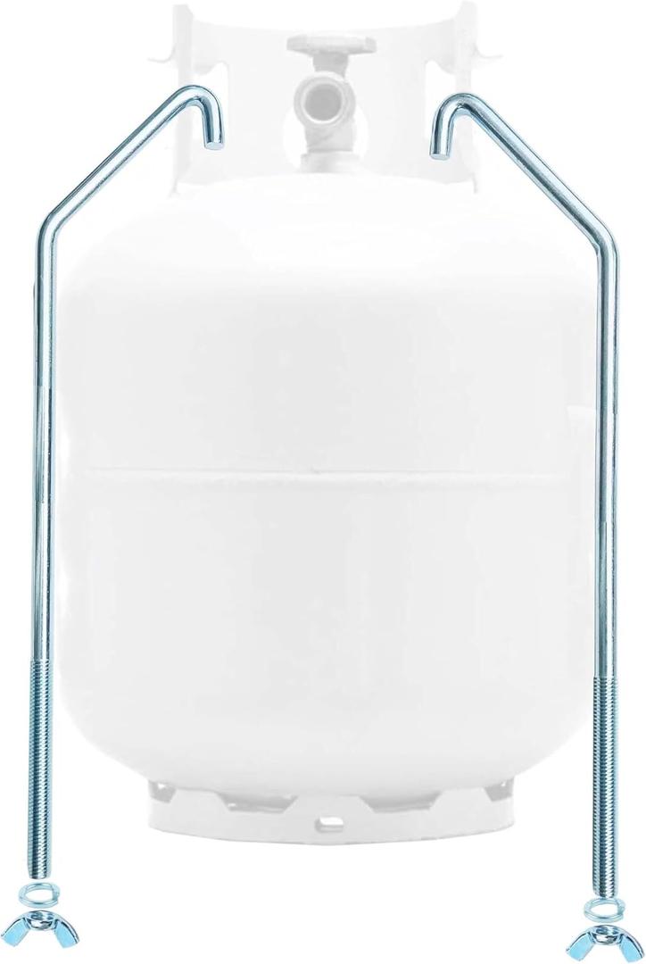 RVPNR RV Propane Tank Mounting Rack for Camper and Travel Trailers for 20lb. (RVPNR103H)