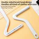 Pet Hair Remover Tool, BJGZ-HC Reusable Lint Brush for Clothes, Furniture and Carpet (2, White)