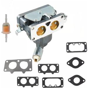 791230 Carburetor compatible with Briggs & Stratton V-Twin 4 Cycle 20HP 21HP 23HP 24HP 25HP 407777 405777 MIA10632 Vertical Engines fits Husqvarna YTH22V46 - Replaces 699709 799230 499804