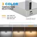 LED Bathroom Vanity Light, Modern Bathroom Light Fixture Over Mirror (3000K/4000K/6000K, Dimmable), Vanity Light Bar with Angle Adjustable, 40 Inch, Chrome