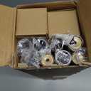 2 Pack Heavy Duty Curtain Rods for Windows 28 to 48 Inch, 1 Inch Gold Curtain Rods Set of 2 Pack for Outdoor, Farmhouse, Bedroom, Adjustable Easy Install Drapery Rod (A2,Gold,30"-60"-2Pack)