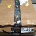 Solid Wood C-Shaped Side Table,360 Rotating TV Tray Table,Height-Adjustable,Sliding Sofa Table,Rolling Laptop Desk for Living Room and Bedroom Use with Sofa,Bed,Chair-Walnut