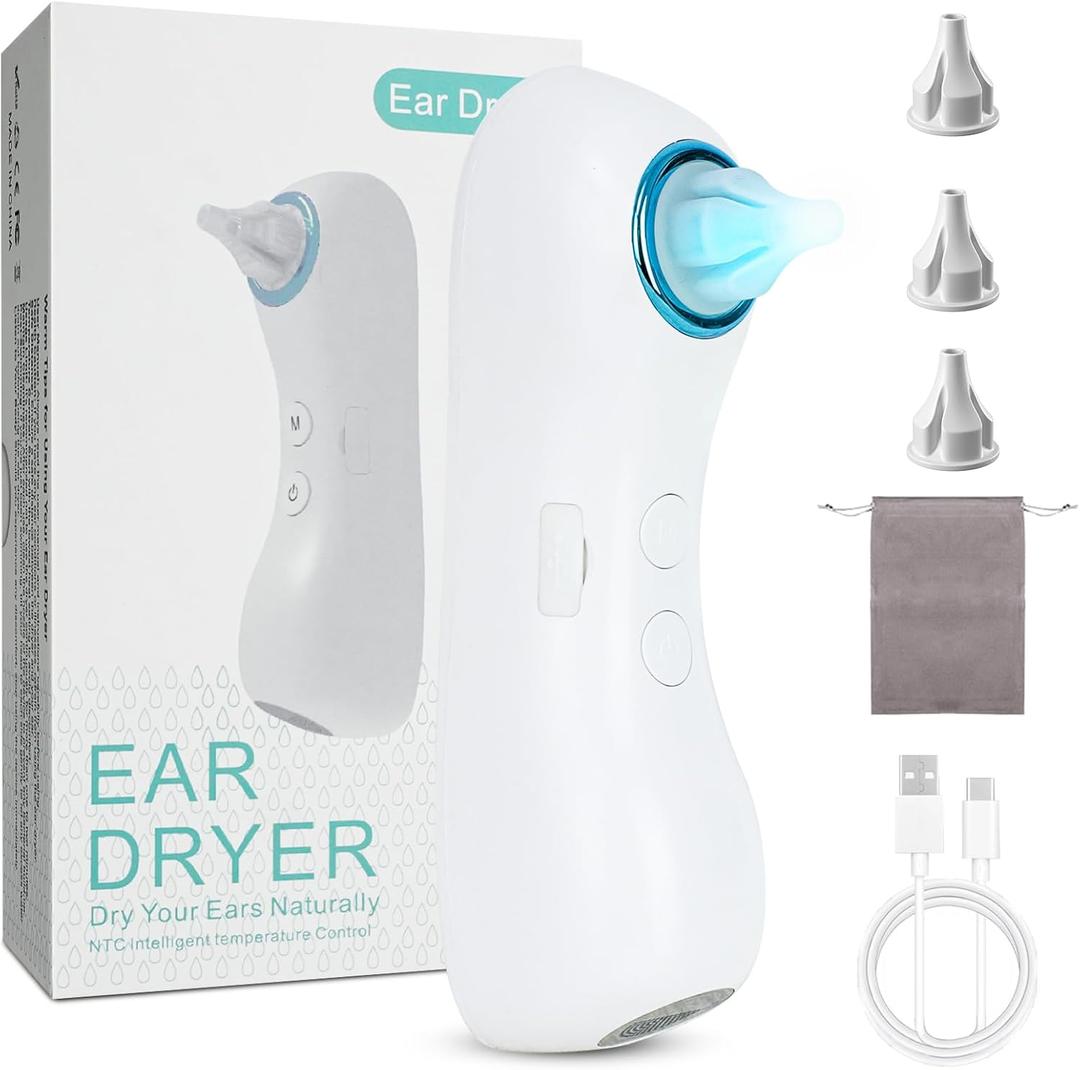 Ear Dryer with Red Light - Compact and Portable for Ear Comfort