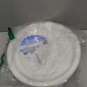 Blue Sky 10 Inch White Plastic Plates - [100 Count] Disposable Plastic Plates, Microwave Safe, Perfect for Birthday Parties, Weddings, Banquets, Picnics, and Everyday Use