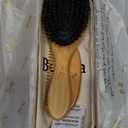 Belula 100% Boar Bristle Hair Brush Set (Medium). Soft Natural Bristles for Thin and Fine Hair. Restore Shine And Texture. Wooden Comb, Travel Bag and Spa Headband Included!
