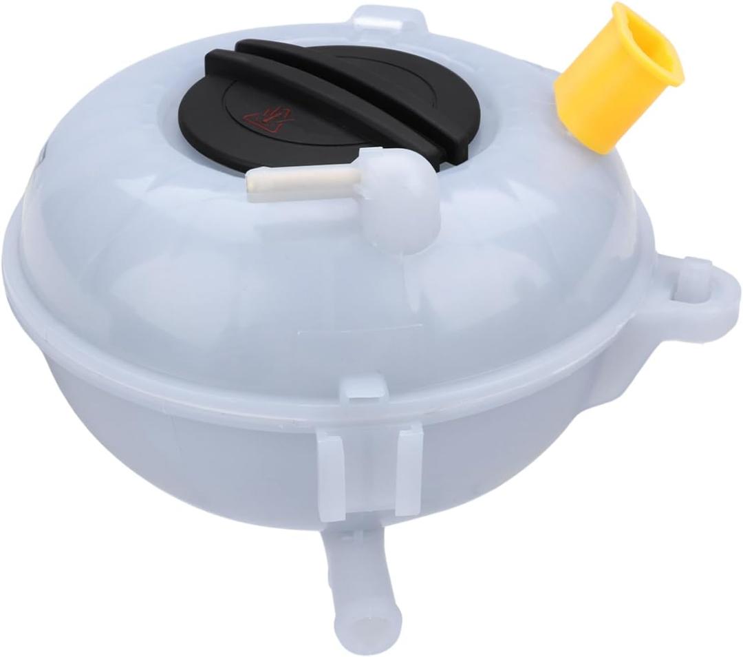 JDMON Engine Coolant Reservoir Tank w/Cap Replaces 5Q0121407D 5Q0121407F Replacement for Audi A3 Volkswagen Golf 1.4L 1.8L Petrol 2.0L Diesel, S3 VW GTI 2015-2016 Radiator Overflow Expansion Bottle