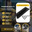 LS Engine Lift Plate Engine Hoist Picker Crane Lift Plate Fit for Chevy LS Series LSX LS LS1 LS2 LS3 LQ4 6.0 6.2 5.3 4.8 Gen III 3