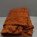 Burnt Orange Throw Blanket for Couch Sofa Bed 50x60 inches,Fleece Blankets Microfiber Flannel with Diamond Checkered Pattern Lightweight Plush Soft Cozy Gifts for Women Mom Girls