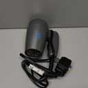 Conair Travel Hair Dryer with Dual Voltage, 1875W Compact Blow Dryer with Folding Handle, Gray