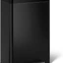 Kohler 20940-BST 13-Gallon Stainless Steel Step Trash Can, Black Stainless Steel, Hands-Free Pedal, Quiet-Close Lid, Fingerprint-Resistant, Durable, K-20940-BST
