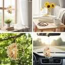 Leinuosen Sunflower Christian Ornament for Women 2026 First Holy Communion Gift Sunflower Religious Gifts Bible Verse Jesus Inspirational Faith Baptism Decorations for Female Coworker Friends