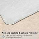 Luxury Quick Dry Non-Slip Bathroom Rugs20'' x 30'' Beige Highly Absorbent Washable and Ultra Soft, Extra Thick Fluffy Bath Mats for Shower/Kitchen/Bathtub Floor