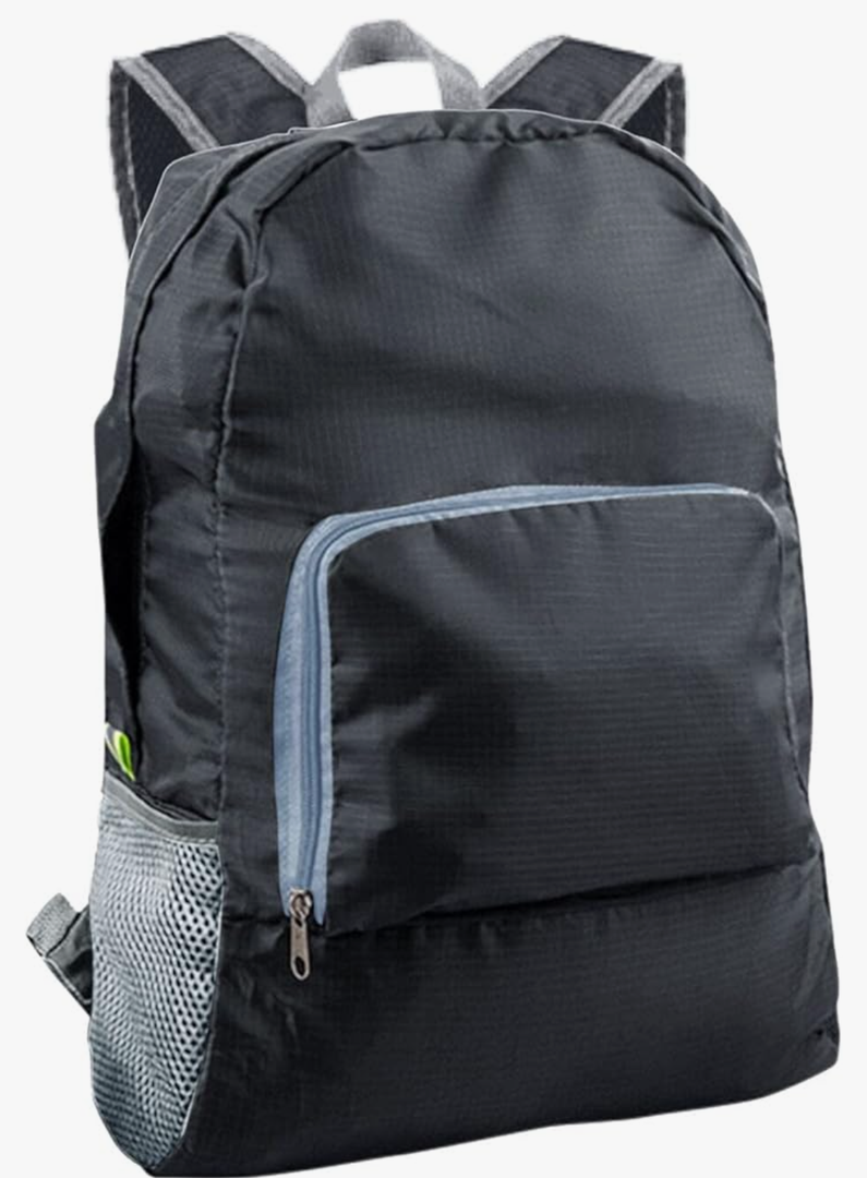 Cunmuu Capacity Foldable Travel Leisure Men's Large Women‘s Travel (Black, One Size)