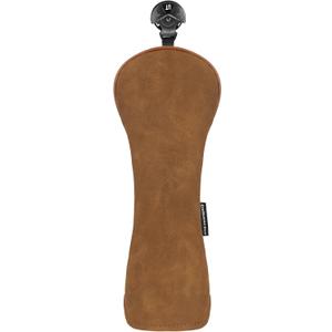 Craftsman Golf 3pcs or 1pc Rustic Vintage Brown Matte Soft Thick Classy Golf Headcover Head Cover Protector for Woods and Driver Hybrids Putters