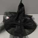 Rubies Deluxe Witch Hat with Tulle for Adults, Women's No Size (Black)