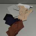 Wealurre Women's Underwear High Waisted Seamless Thongs for Women Breathable No Show Panties for Ladies 6 Pack (Small)