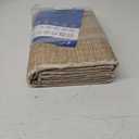 GarveeHome 2.5x8 Runner Rug for Hallway Washable Kitchen Rugs Non Slip Solid Tan Jute Digital Printing Modern Soft Low-Pile Scalloped Indoor Carpet for Entryway Laundry Room Floor Mats