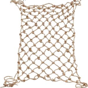 Jute Hemp Rope Net (3ftx6ft), Heavy Duty Natural Climbing Safety Rope Netting Balcony Stairs Fence Garden Playground Protection Net Indoor & Outdoor Decor Rope Net