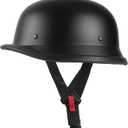 CUTEY Motorcycle Half Helmet, Vintage Half Helmet, Half Shell Open Polo Cap, Unisex, DOT Certified，Fit for Men and Women